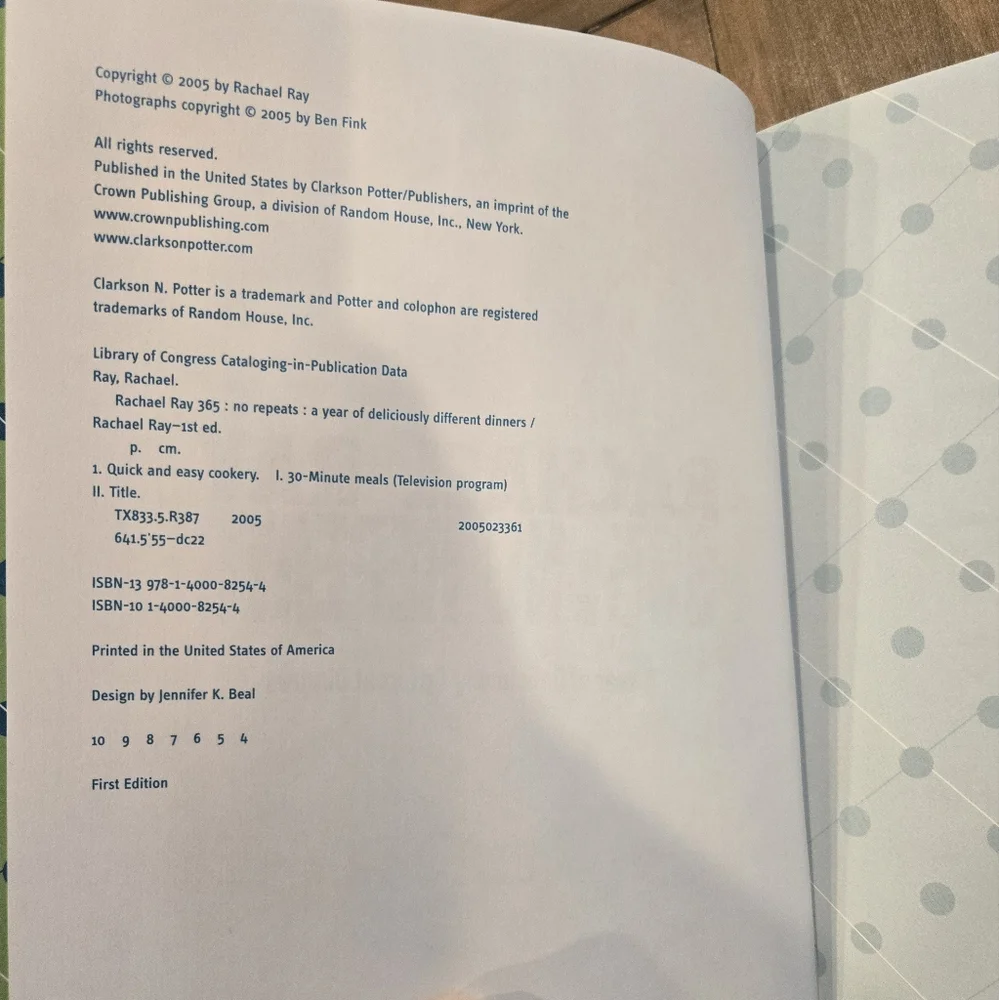 Rachael Ray 365: No Repeats Cookbook